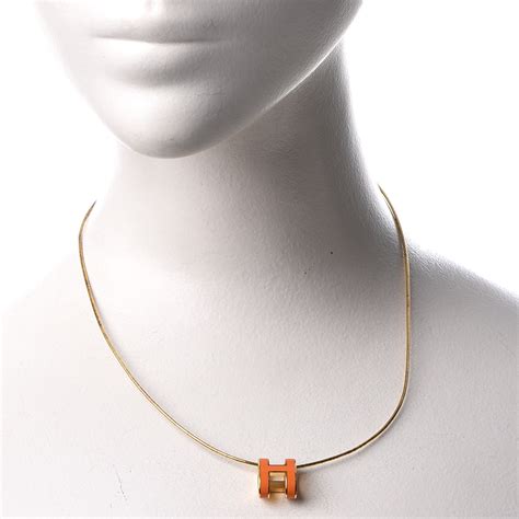 hermes cor h pendant|hermes pop h necklace price.